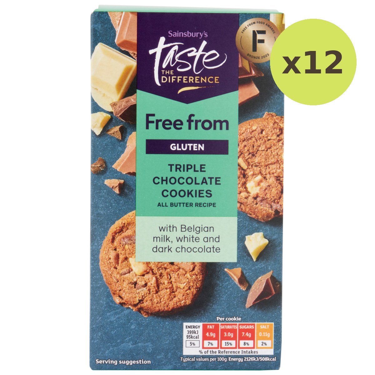 Sainsbury's Triple Choc Cookies