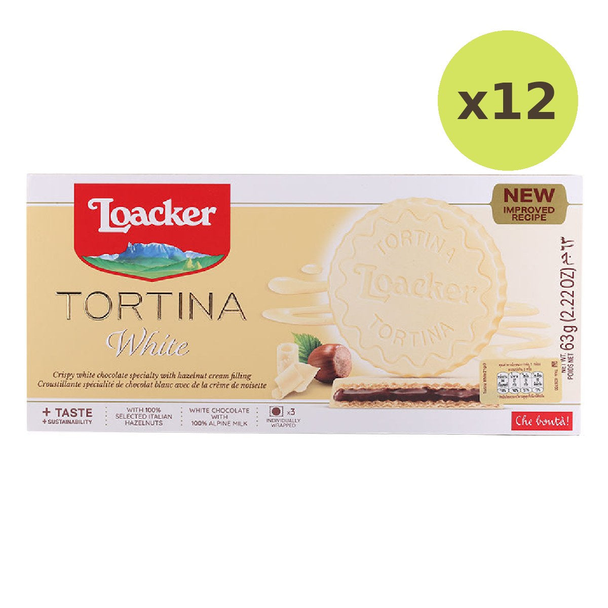 Loacker Tortina White