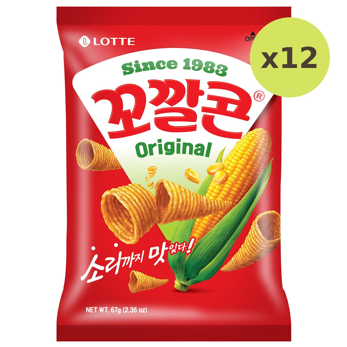 Lotte Corn Snack Original