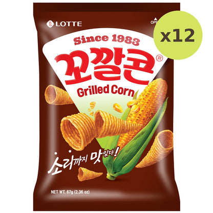 Lotte Corn Snack Grilled Corn