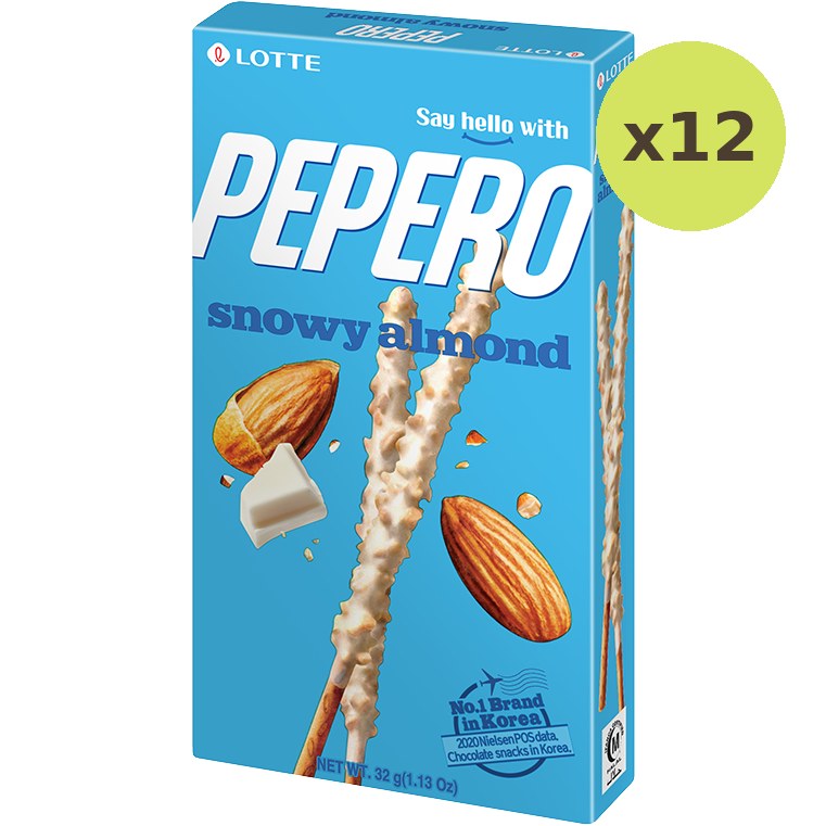 Lotte Pepero Snowy Almond