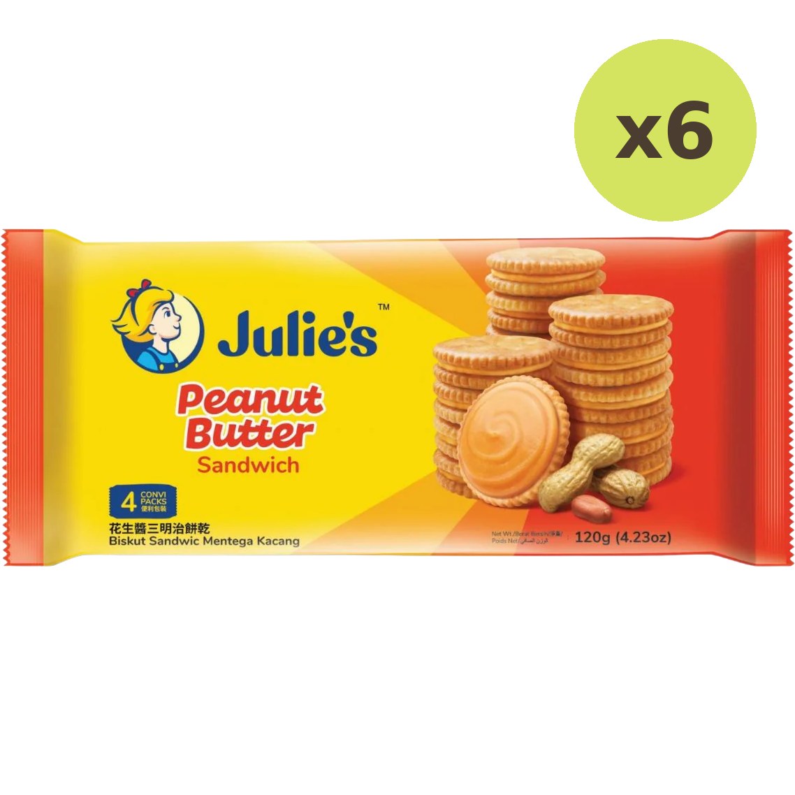 Julie's Peanut Butter Sandwich Biscuits