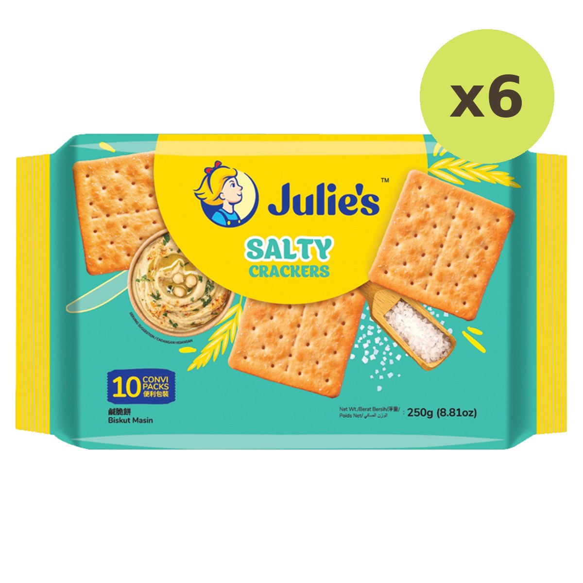 Julie's Salty Crackers