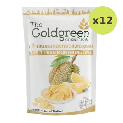 The Goldgreen Bake Durian Monthong Chips 50g