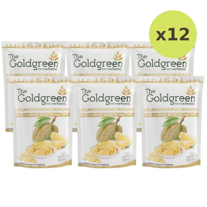 The Goldgreen Crispy Fried Monthong Durian Bake Chips 50g