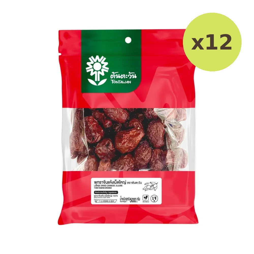Tontawan Large Dried Chinese Jujube 500g