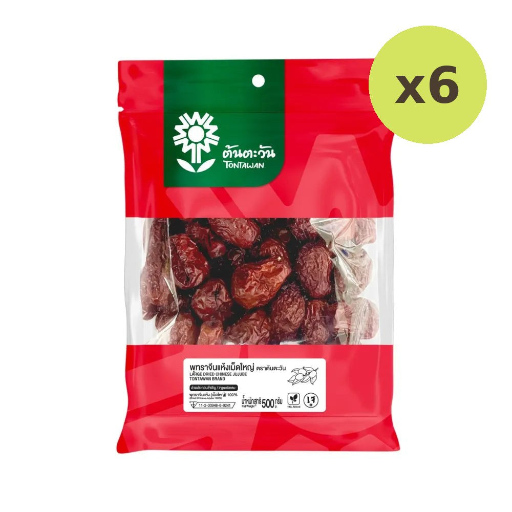 Tontawan Large Dried Chinese Jujube 500g