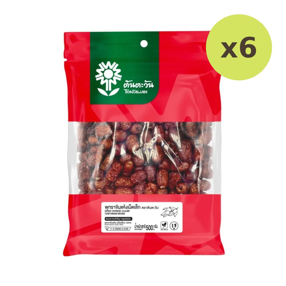 Tontawan Small Dried Chinese Jujube 500g
