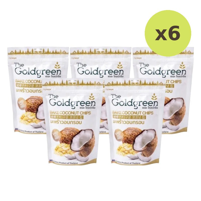 The Goldgreen Crispy Coconut Bake Chips 50g