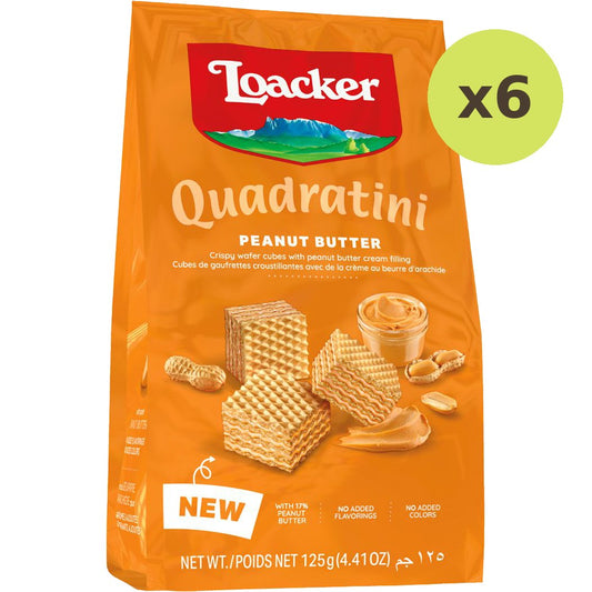 Loacker Quadratini Peanut Butter