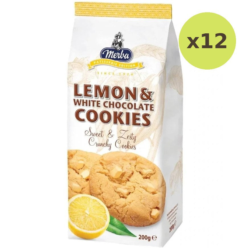 Merba Lemon & White Chocolate Cookies