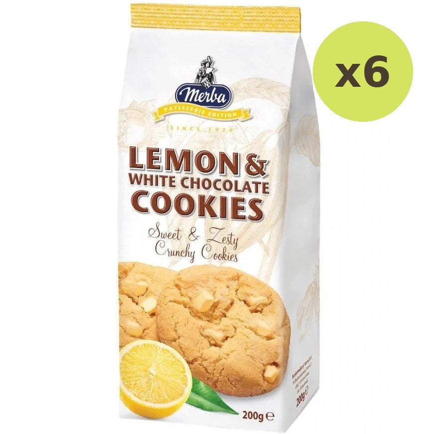 Merba Lemon & White Chocolate Cookies