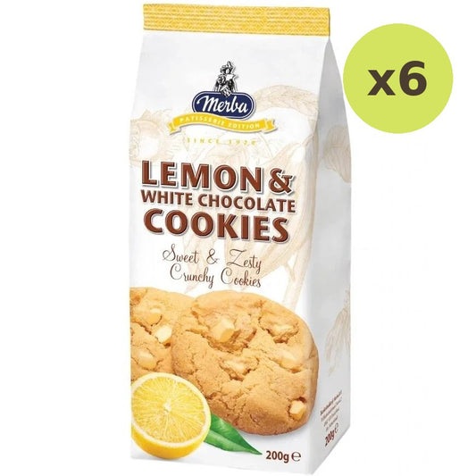 Merba Lemon & White Chocolate Cookies