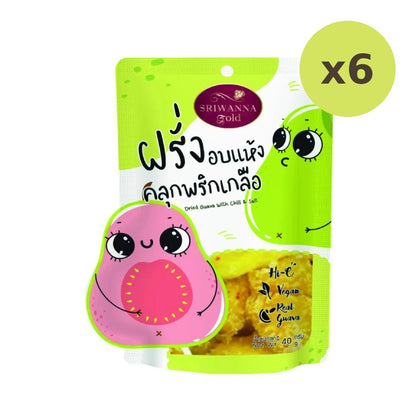 Sriwanna Gold Dried Guava With Chili & Salt 40g