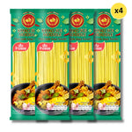 Dry grocery image of Rabbit Brand Khao Soi noodles 200g, packaged dried noodles from Rabbit Brand for authentic Thai cuisine.