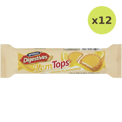 Mcvitie Digestives Lemtops Lemon