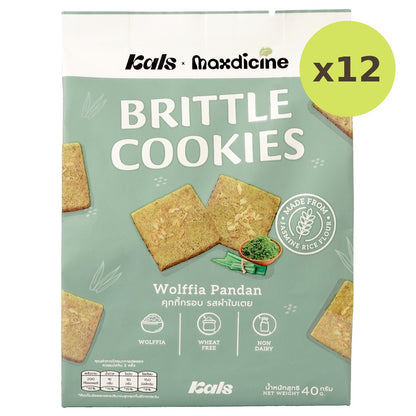 Kals Wolffia Pandan Crispy Cookies