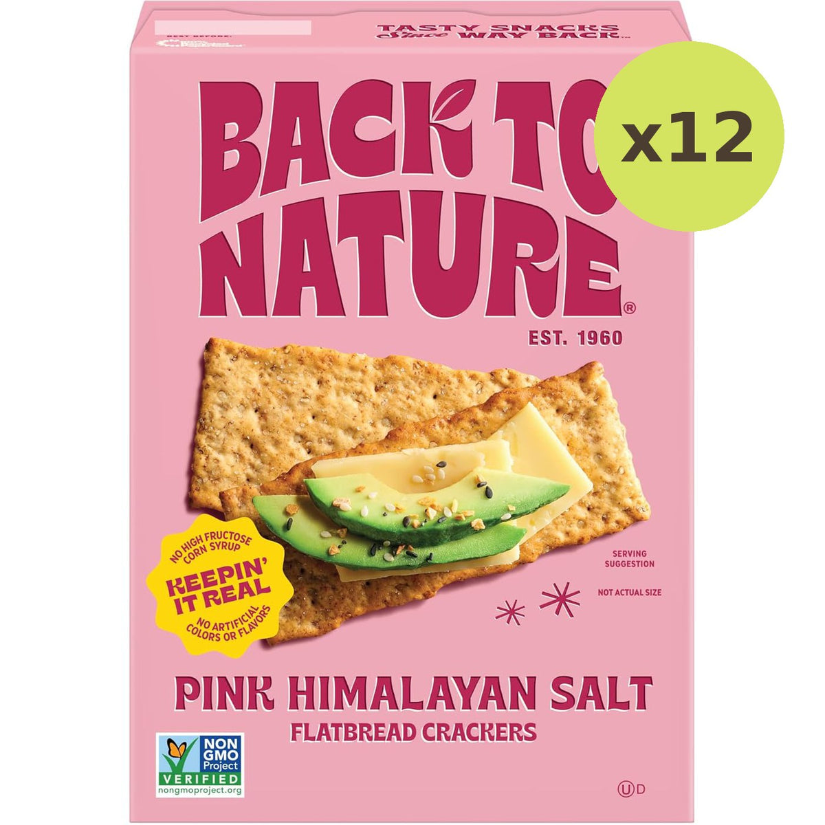 Back To Nature Flatbread Pink Himalayan Salt