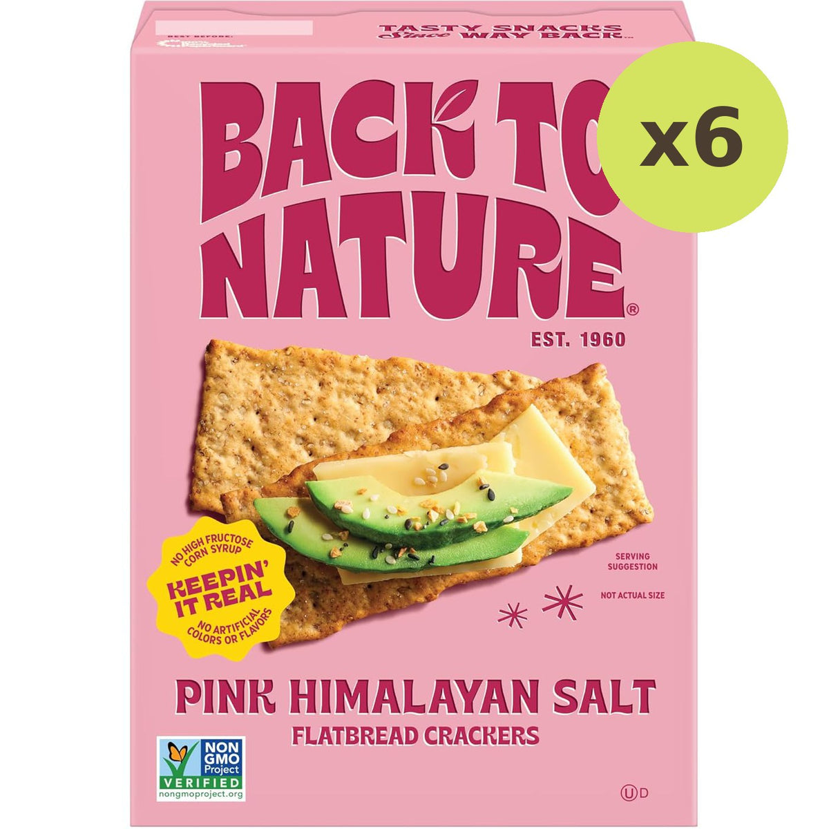 Back To Nature Flatbread Pink Himalayan Salt