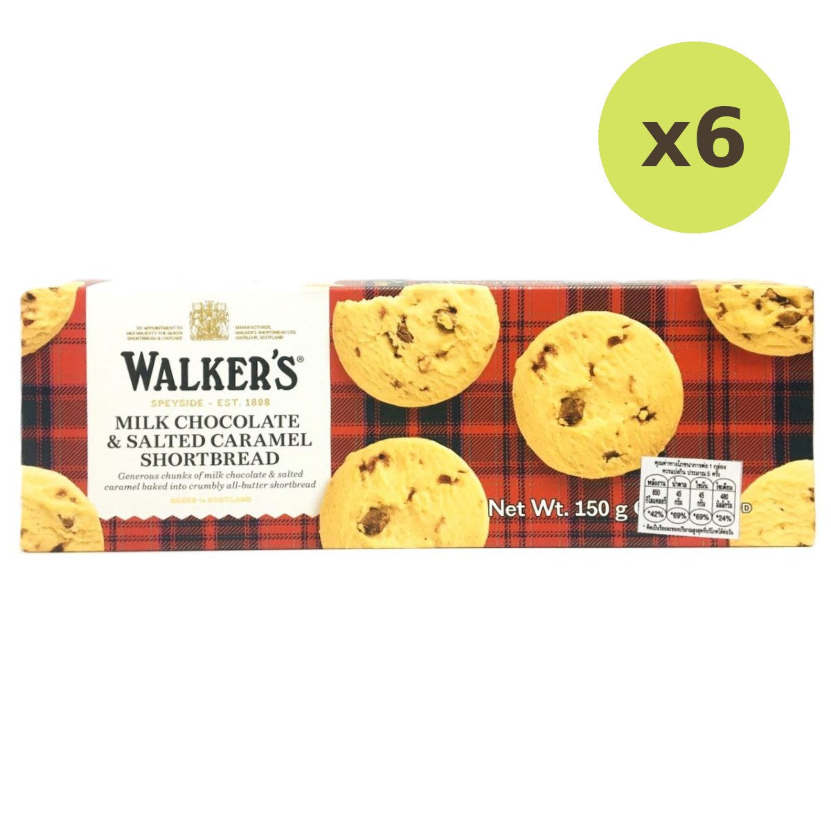 Walkers Milk Chocolate & Salted Caramel