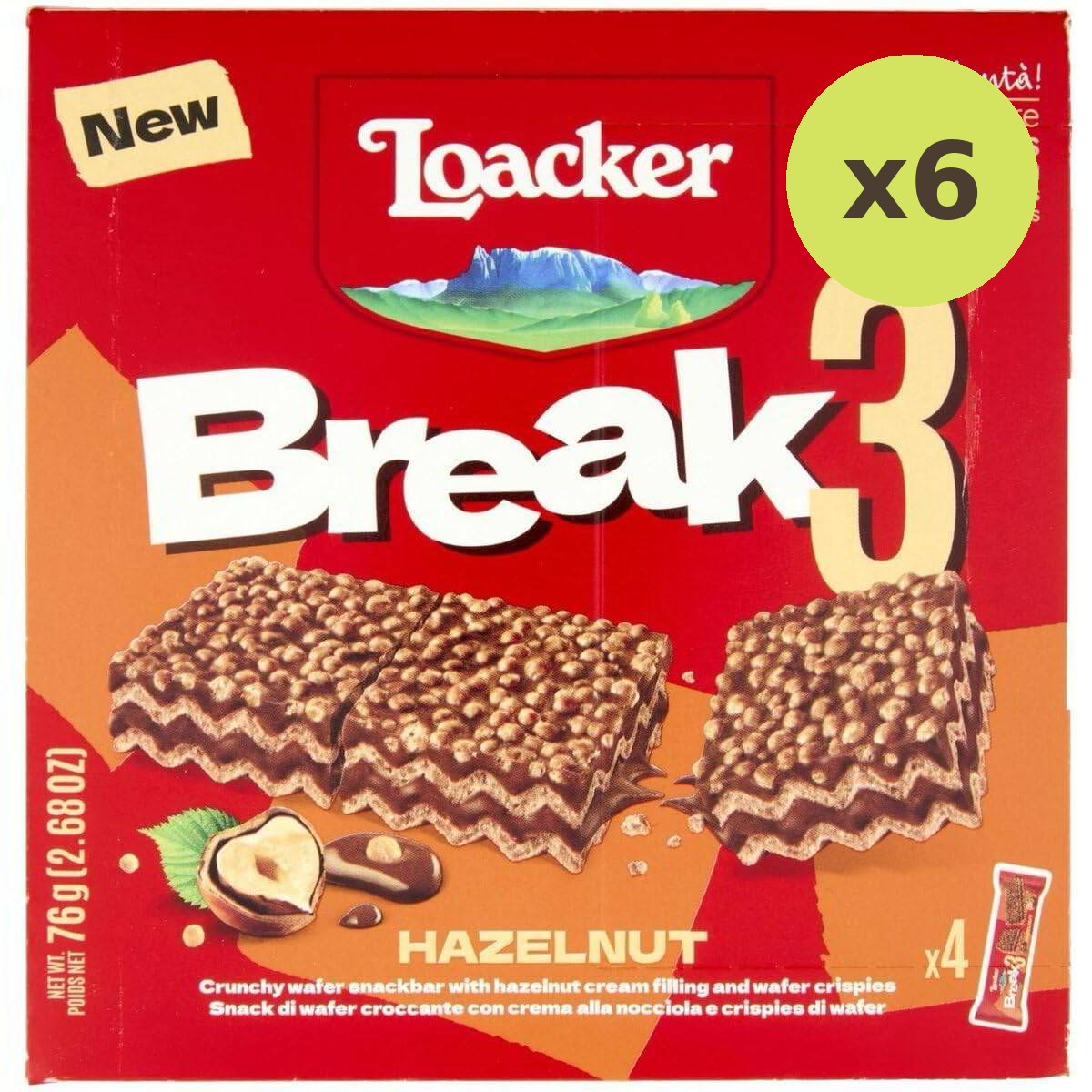 Loacker Break3 Hazelnut
