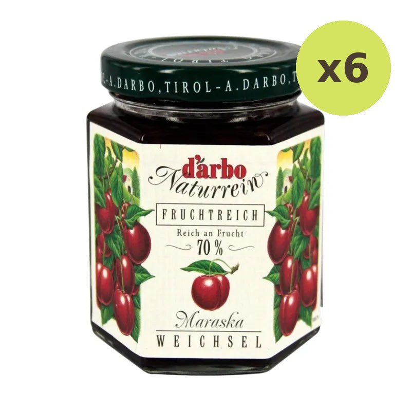 Darbo Sour Cherry Double Fruit 200g