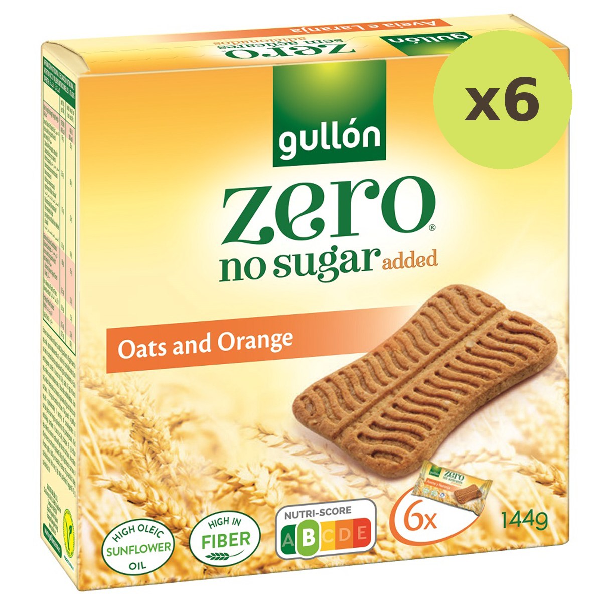 Gullon No Sugar Added Oats & Orange
