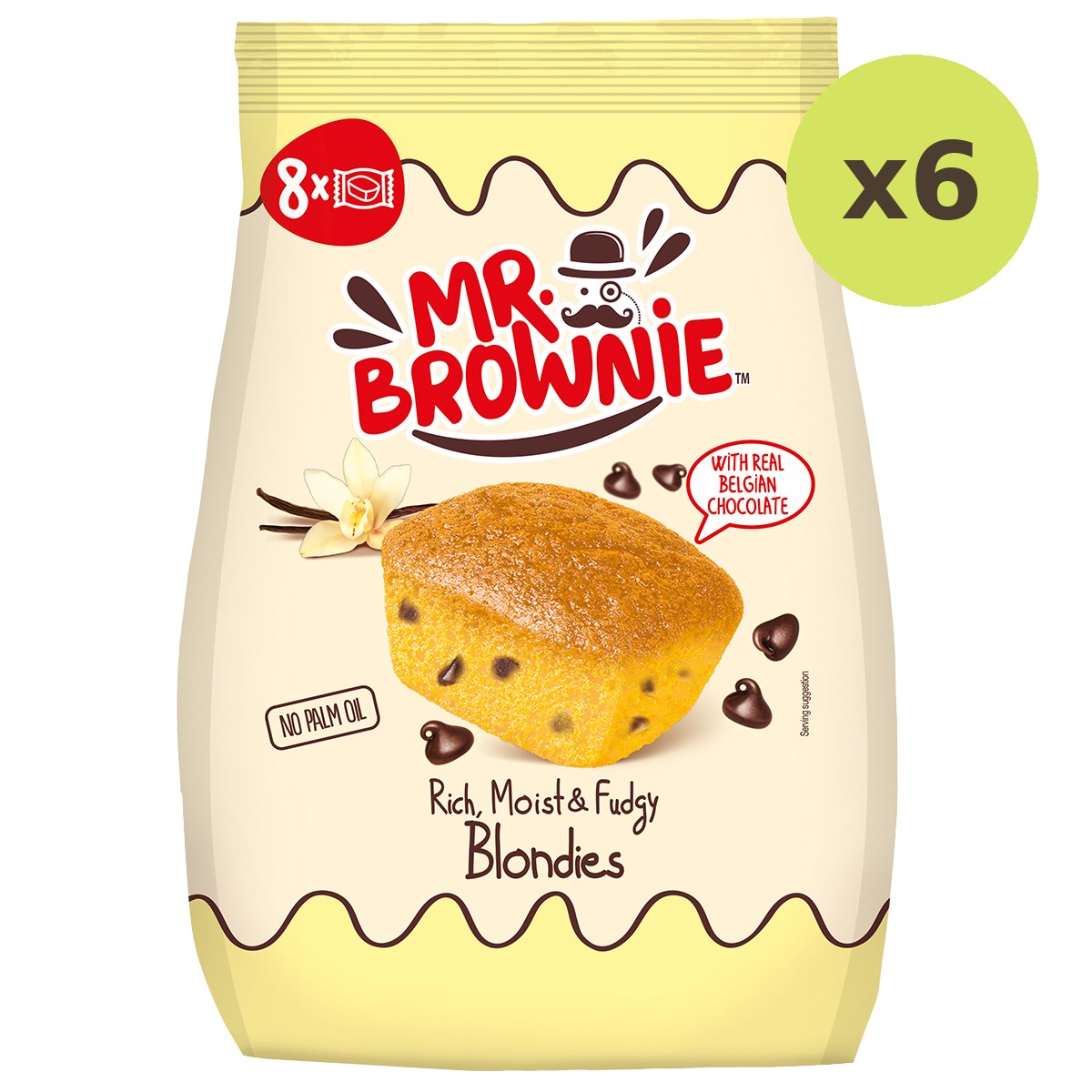Mr.Brownie Brondies Vanila Chocchip