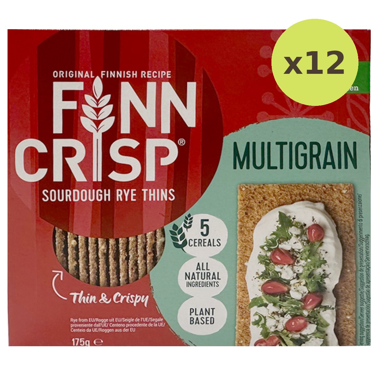 Finn Multigrain Sourdough Rye Thins