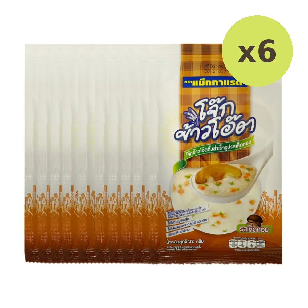 Mcgarrett Instant Oatmeal Porridge Mushroom Flavor 32g