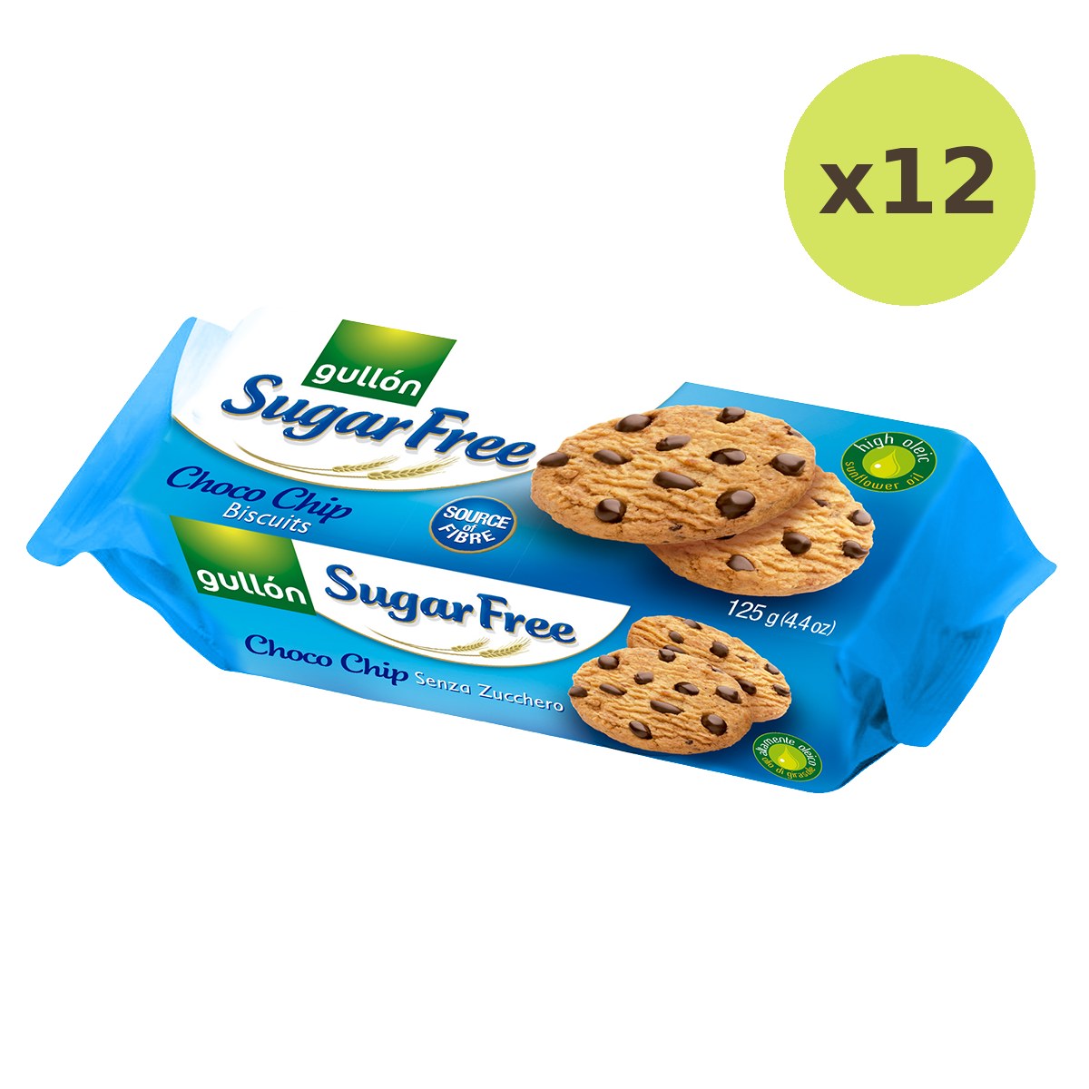 Gullon Sugar Free Choco Chip Biscuits