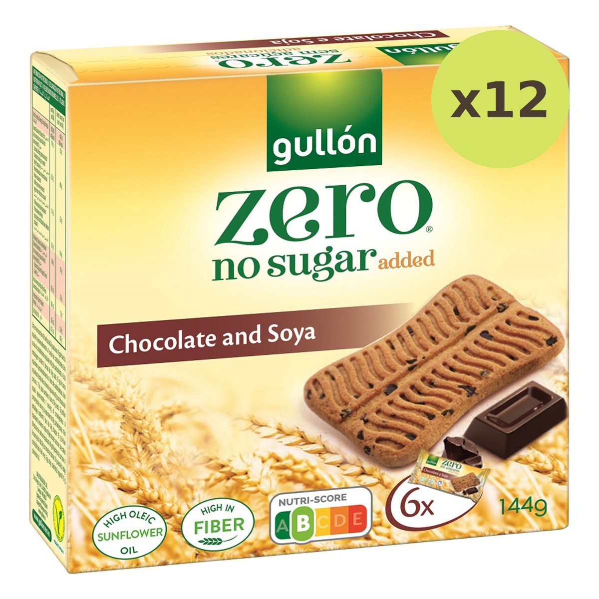 Gullon No Sugar Added Chocolate & Soya