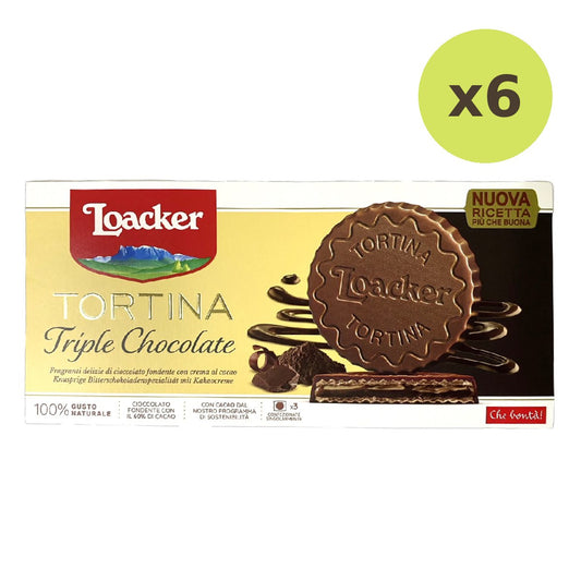 Loacker Tortina Triple Choc