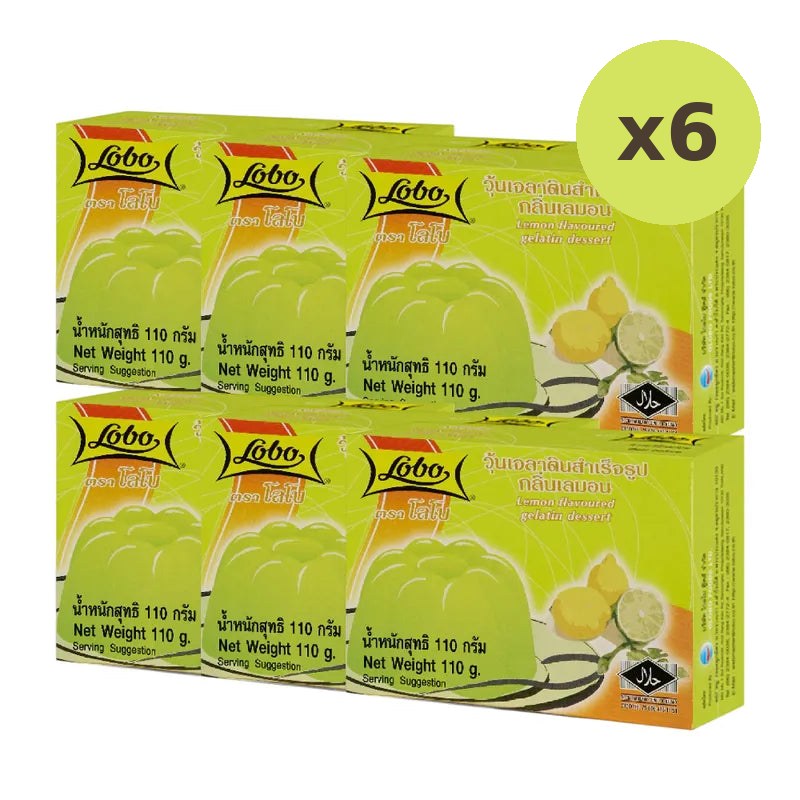 Lobo Instant Gelatin Jelly Lemon Scent 110g