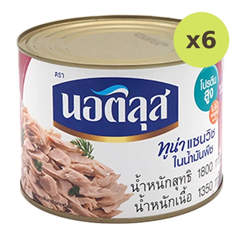 Nautilus Tuna Sandwich In Oil 1.8kg