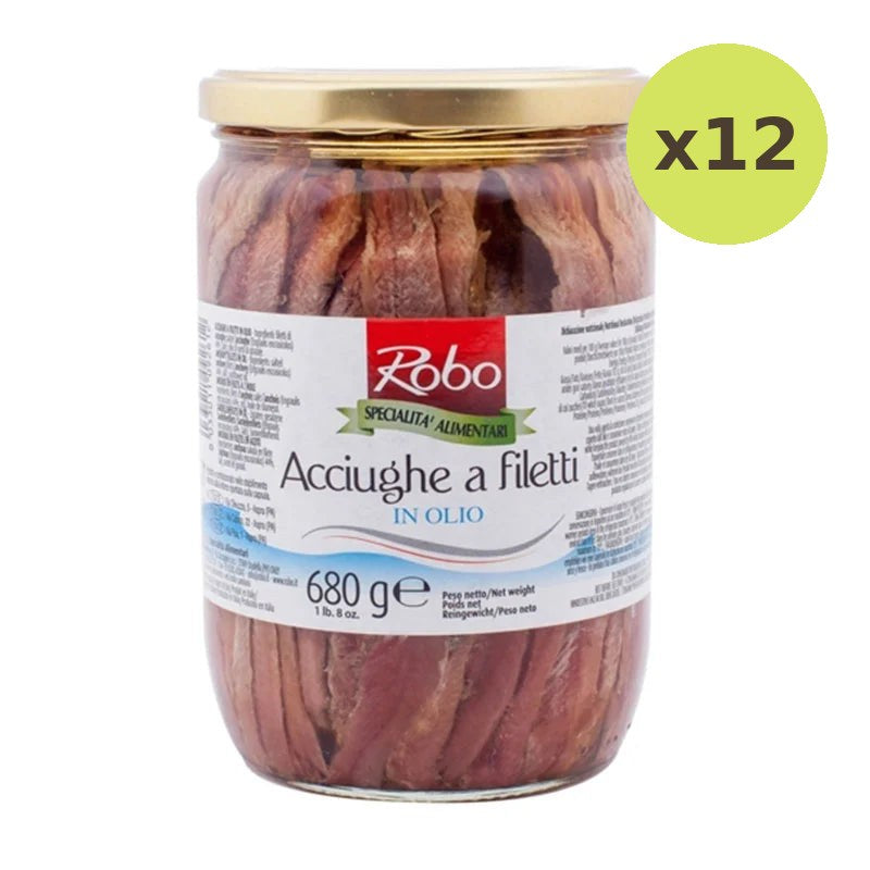 Robo Anchovy In Oil 680g