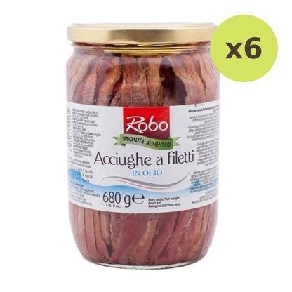Robo Anchovy In Oil 680g