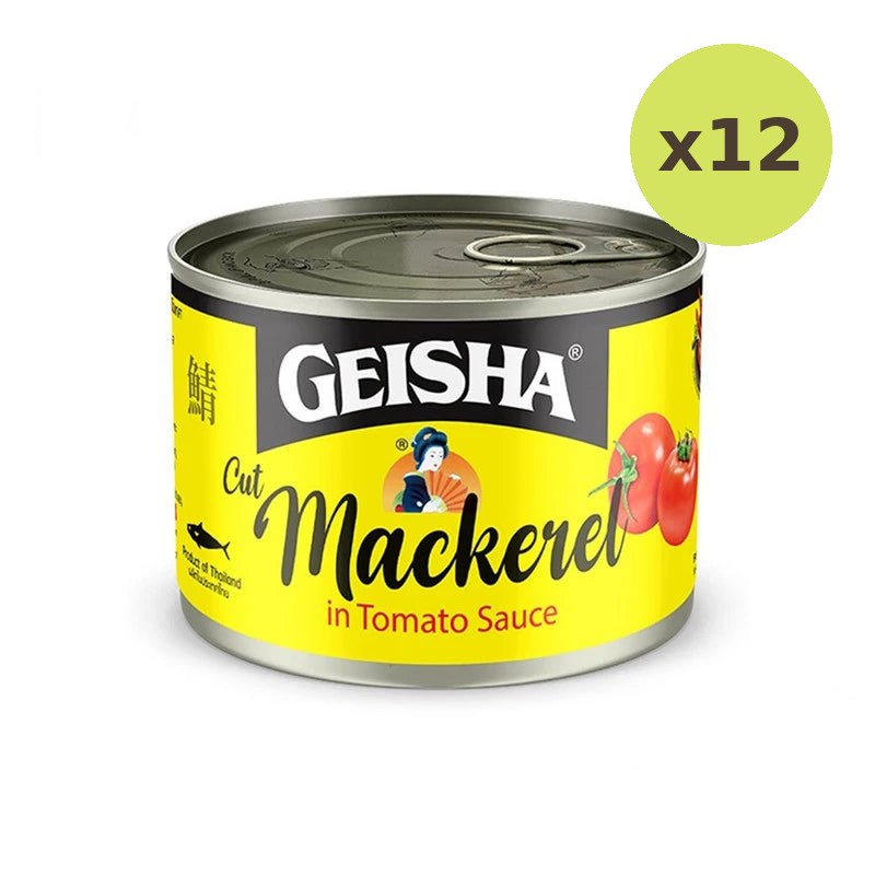 Geisha Cut Mackerel In Tomato Sauce 170