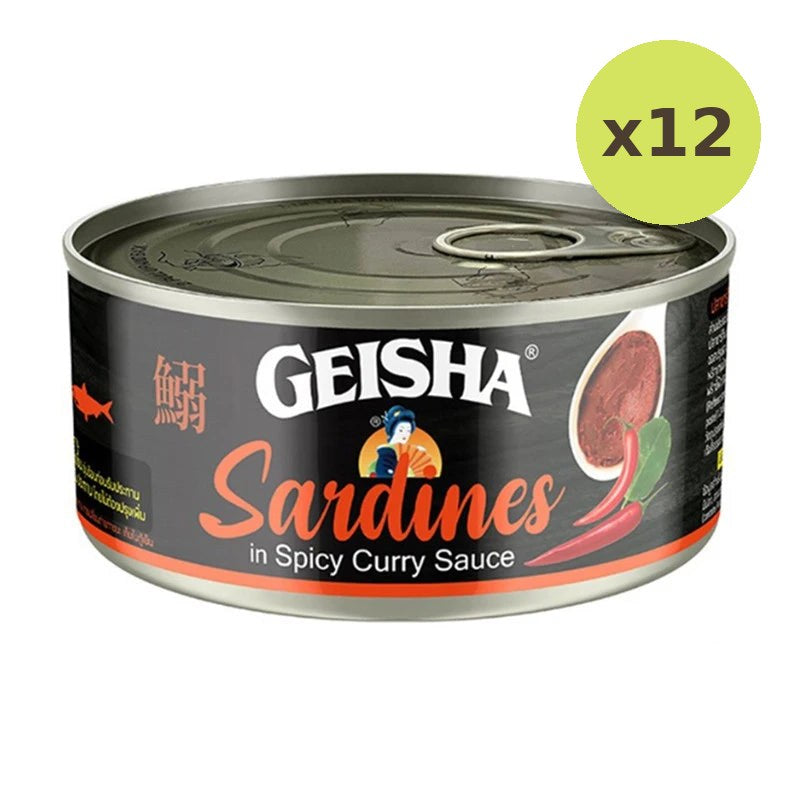 Geisha Sardines In Spicy Curry Sauce 120