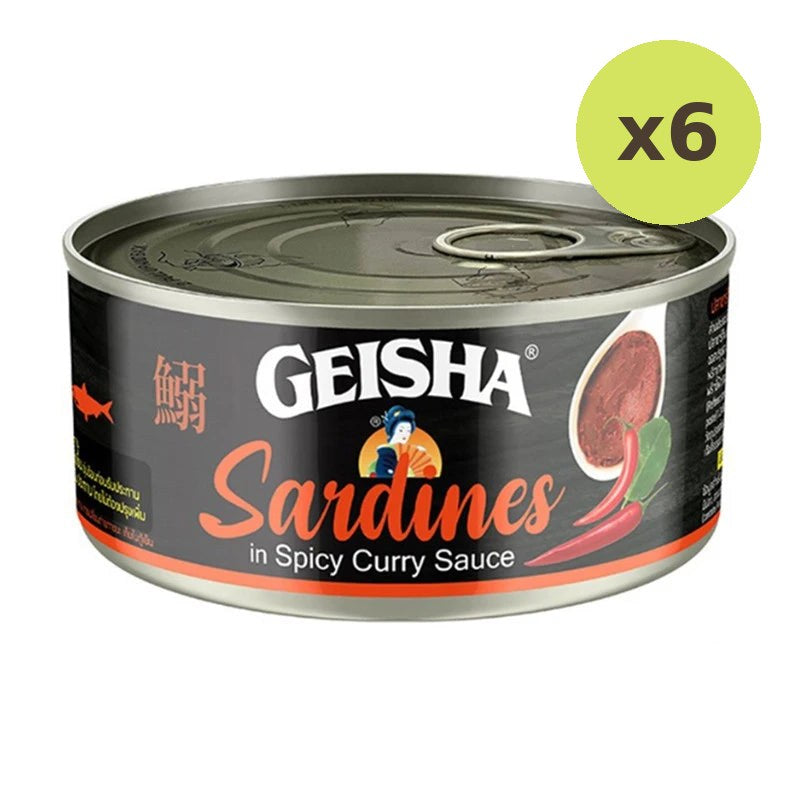 Geisha Sardines In Spicy Curry Sauce 120