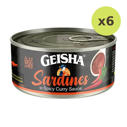 Geisha Sardines In Spicy Curry Sauce 120