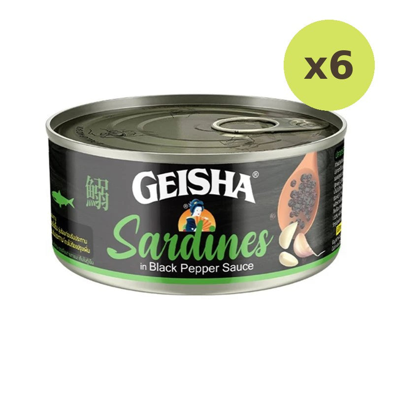 Geisha Sardines In Black Pepper Sauce 120