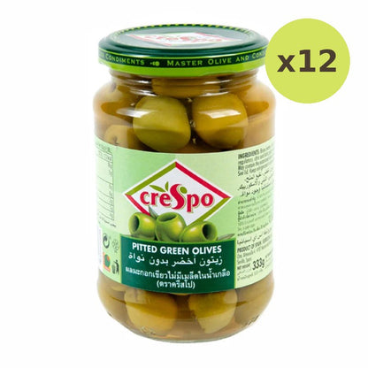 Crespo Pitted Green Olive 333g