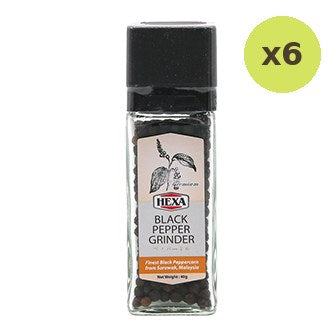 Hexa Black Pepper In Grinder