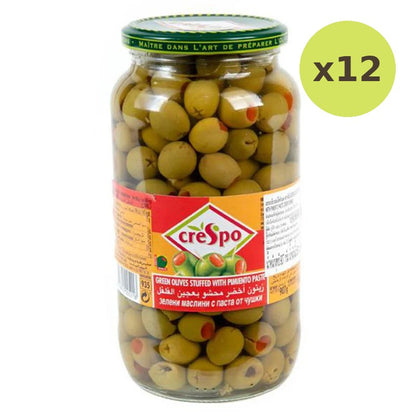 Crespo Green Olives Stuffed 907g