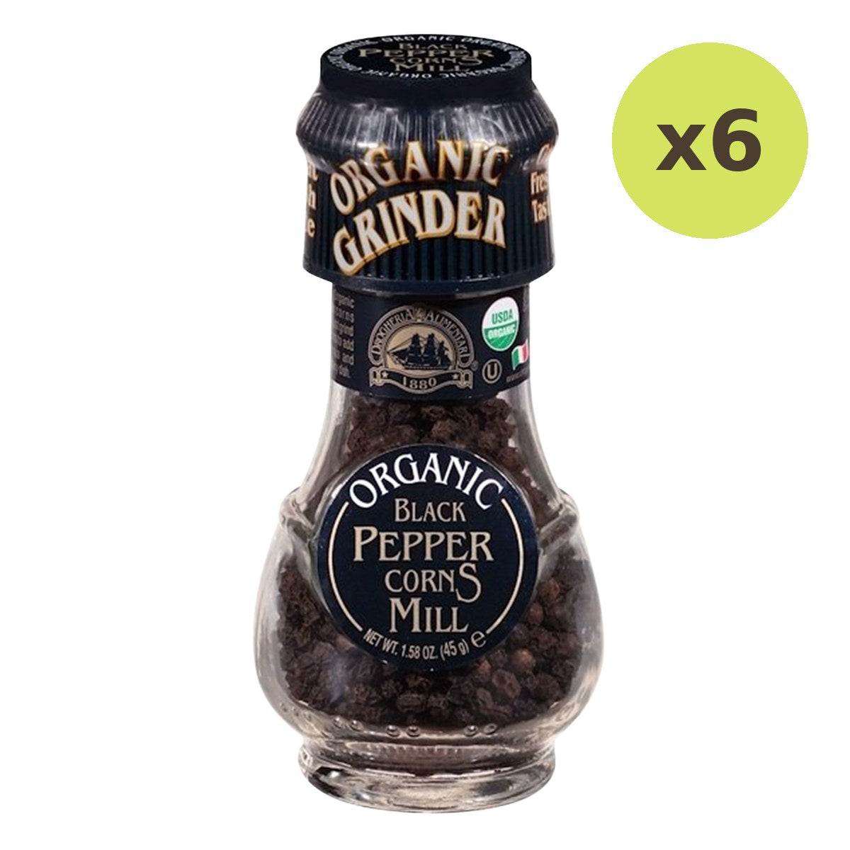 Drogheria Black Pepper Mill Corns