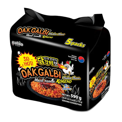 Paldo Koreno Dakgalbi Chicken Instant Noodle 118g x5