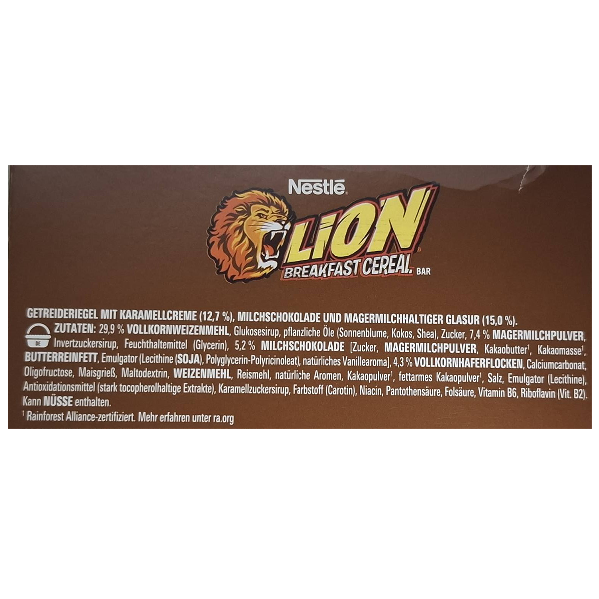 Nestle Lion Breakfast Cereal Bar