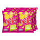 TASTO Crispy Potato Chips Salt and Sour flavor in a 42g bag, stacked in a box, ready to enjoy the savory snack.