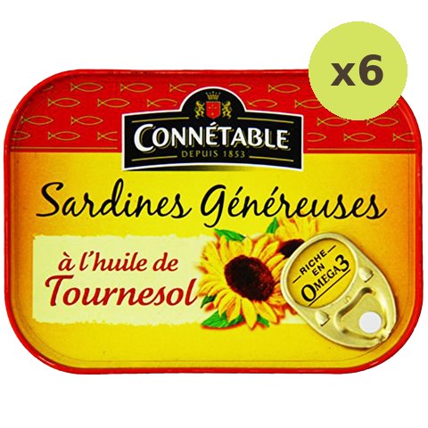 Connetable Sardines In Sunflower Oil